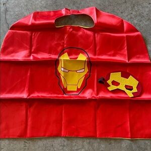 Kids Iron Man Hero Costume Cape and Mask, New in Package